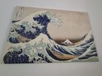 Hokusai Grote golf van Kanagawa canvas, Huis en Inrichting, Woonaccessoires | Schilderijen, Tekeningen en Foto's, Ophalen, Zo goed als nieuw