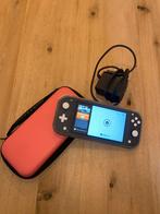Nintendo Switch Lite, Ophalen of Verzenden, Grijs, Zo goed als nieuw, Met beschermhoes of tas