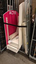 Actie stelling compleet met glasplaten, Ophalen