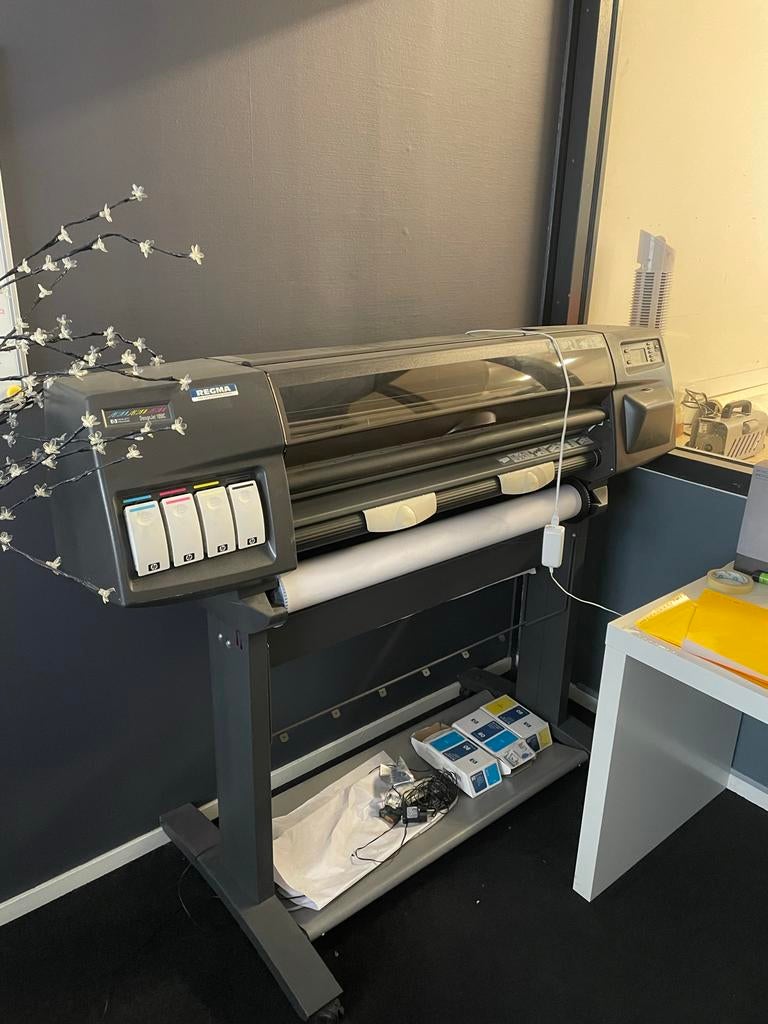 HP Designjet 1050C Grootformaat Printer, Ophalen, Gebruikt, Printer, Fax of Scanner