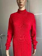 K58 Steps maat 42=L lange gebreide jurk maxi rood, Maat 42/44 (L), Ophalen of Verzenden, Zo goed als nieuw, Steps