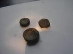3x verschillende 18eeuwse Den Bosche loden afweeggewichten, Antiek en Kunst, Verzenden