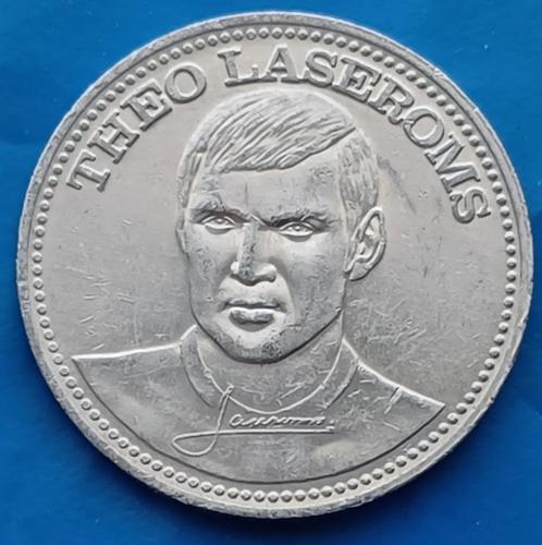 Penning Theo Laseroms 'Feyenoord' - Shell 1970, Postzegels en Munten, Penningen en Medailles, Overige materialen, Nederland, Verzenden