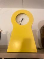 Vintage IKEA PS Klok - Geel - 1995, Ophalen of Verzenden, Gebruikt, Analoog, Wandklok