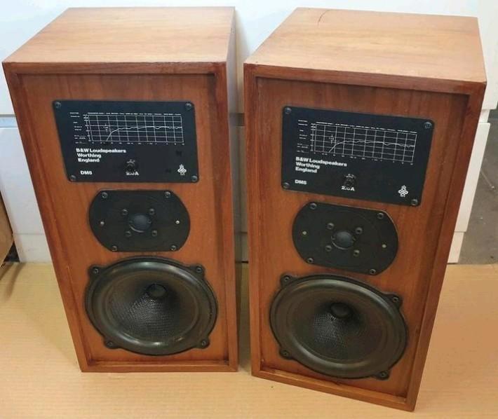 Bowers & wilkins dm5 luidsprekers b&w dm-5, Audio, Tv en Foto, Luidsprekers, Gebruikt, Front, Rear of Stereo speakers, 120 watt of meer