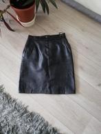 ANTILOPE Echte leder rok mt 36, Kleding | Dames, Rokken, ANTILOPE, Verzenden, Zwart, Zo goed als nieuw