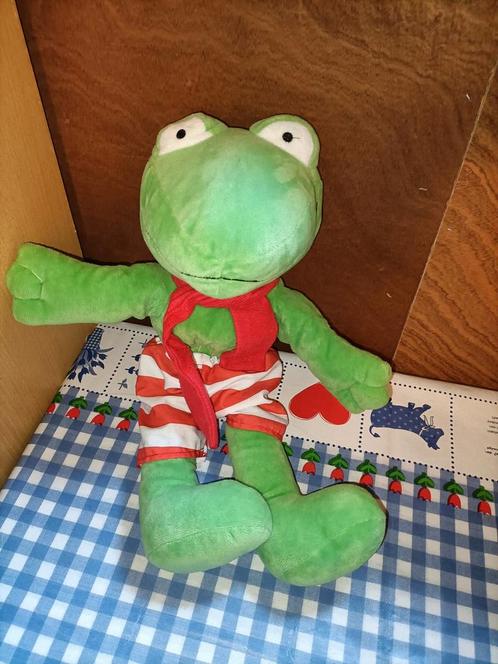 Max Velthuijs Kikker handpop 40 cm groot, Kinderen en Baby's, Speelgoed | Knuffels en Pluche, Kikker, Ophalen of Verzenden