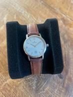 Edox dames horloge vintage swiss made datum, Overige merken, Leer, Polshorloge, Ophalen of Verzenden