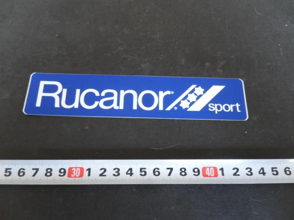 sticker RUCANOR sport, Ophalen, Zo goed als nieuw