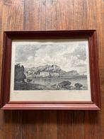 Ingelijste ets van Budva, Montenegro, Antiek en Kunst, Kunst | Etsen en Gravures, Ophalen of Verzenden