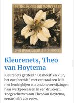 Kleurenets Theo van Hoytema, Antiek en Kunst, Ophalen of Verzenden