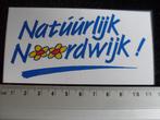 sticker natúúrlijk Noordwijk ! gemeente plaats stad logo, Verzamelen, Stickers, Verzenden, Zo goed als nieuw, Overige typen