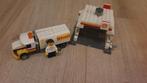 Lego Shell Tankwagen met Station en Figuur, Kinderen en Baby's, Speelgoed | Duplo en Lego, Ophalen of Verzenden, Gebruikt, Complete set