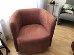 2 draai (360*) fauteuils. Kleur Terra, Huis en Inrichting, Fauteuils, Ophalen, 75 tot 100 cm, Zo goed als nieuw, Stof