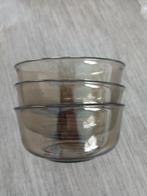 Vintage Arcoroc rookglas schaaltjes 12 cm., Ophalen, Zo goed als nieuw, Overige typen