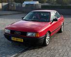 Audi 80 1.6 U9 1990 Rood, Auto's, Voorwielaandrijving, 1025 kg, 4 cilinders, 1200 kg