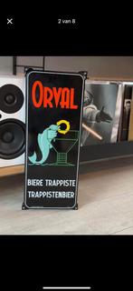 Orval Trappistenbier emaille bord 2016 ( 50x19), Antiek en Kunst, Ophalen of Verzenden