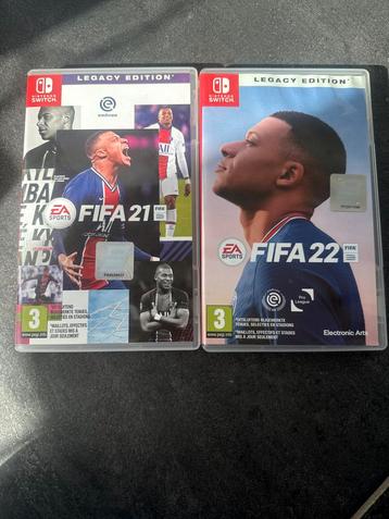 FIFA 21 & 22 Legacy Edition - Nintendo Switch €25,- per spel beschikbaar voor biedingen