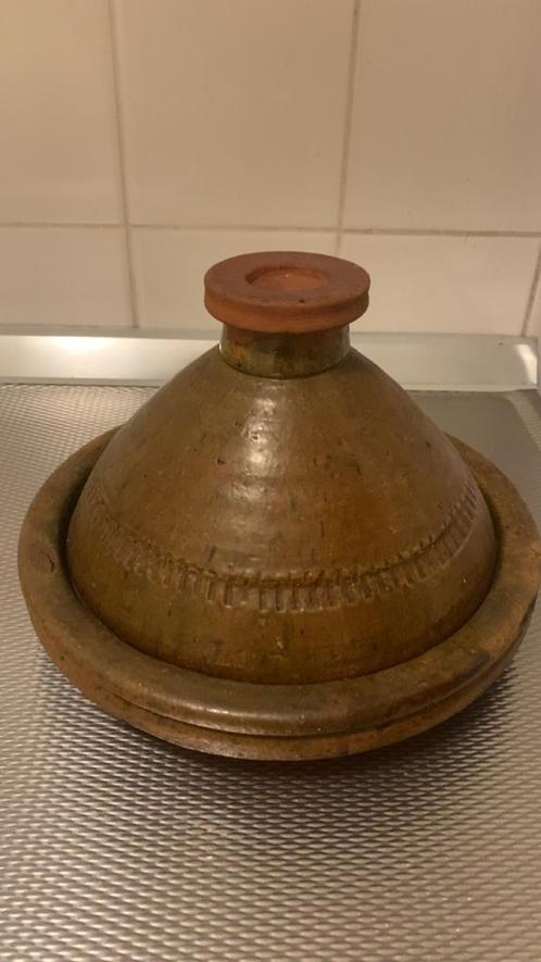 Marokkaanse Tajine Aardewerk Stoofpot, Antiek en Kunst, Antiek | Keramiek en Aardewerk, Ophalen of Verzenden