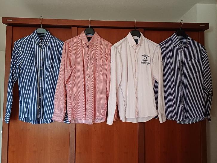 Te koop: 4 Campione del Garda Italia overhemden Maat M /ZGAN, Kleding | Heren, Overhemden, Zo goed als nieuw, Halswijdte 39/40 (M)