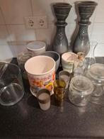 Diverse potjes, kazenstandaards en vaasjes - 17 stuks, Ophalen of Verzenden