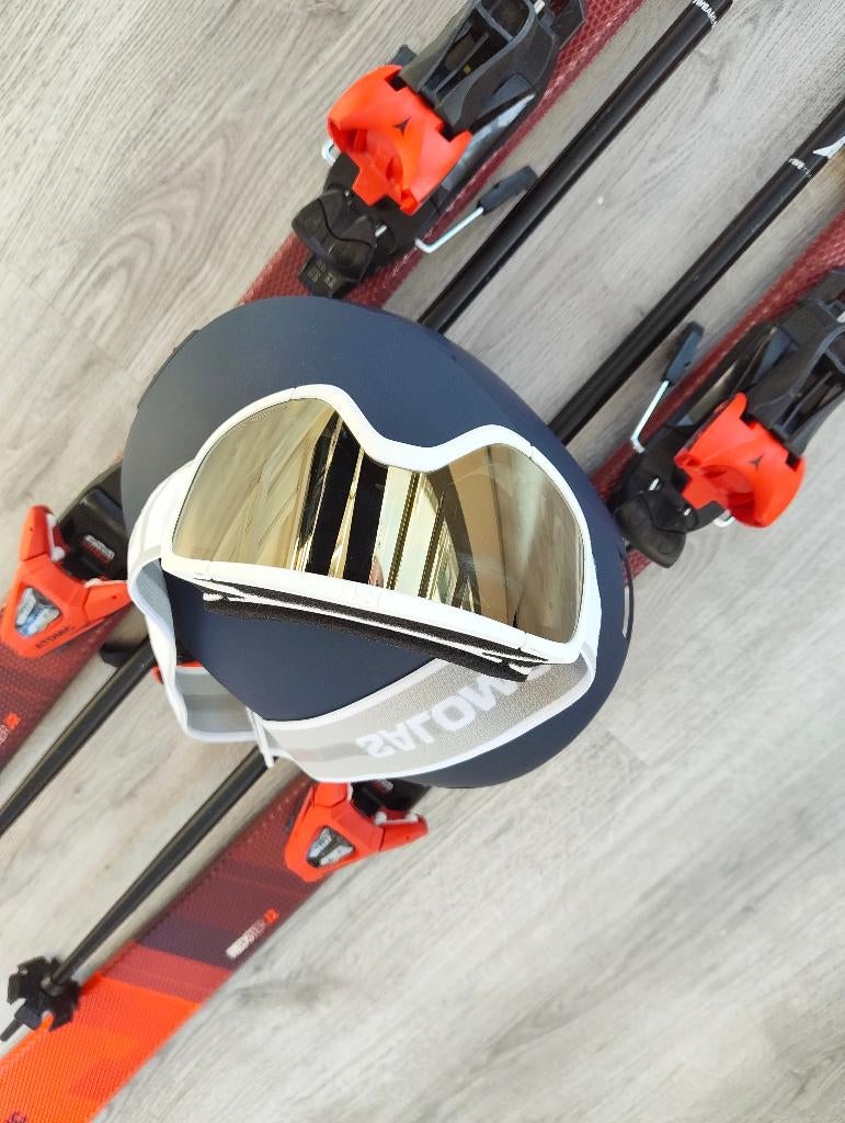 Complete Skiset junior Atomic, Head, Solomon +/- 12/14 jaar, Ophalen, 140 tot 160 cm, Gebruikt, Carve