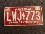 Kentekenplaat licenseplate Arizona Grand Canyon State USA, Auto's, Gebruikt, Ophalen of Verzenden