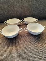 4 soepkommen  Johnson brothers Regency wit, Antiek en Kunst, Antiek | Servies los, Ophalen of Verzenden