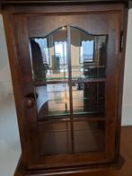 Vitrine kastje. Voor aan de muur., Ophalen, Minder dan 50 cm, Glas, Minder dan 100 cm