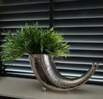 Bloempot zilverkleurig, Ophalen of Verzenden, Overige soorten, Volle zon, Minder dan 100 cm