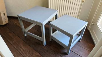 Havsta bijzettafels grijs salontafel zeer netjes beschikbaar voor biedingen