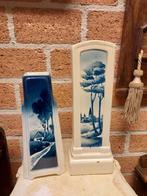 2 stuks Oud Hollandse vazen met landschap decor., Verzenden
