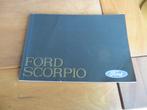 Instructieboek Ford Scorpio benzine en diesel 1987, Auto diversen, Handleidingen en Instructieboekjes, Ophalen of Verzenden