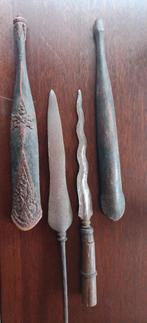 Indonesische kris met houten schede, 2 stuks, Ophalen of Verzenden
