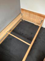 Compleet bed steigerhout 100x220 cm, Ophalen, 90 cm, Eenpersoons, Steigerhout