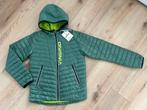 NIEUW stoere Vingino jas armygroen fluor geel capuchon 152, Nieuw, Ophalen of Verzenden, Vingino, Jongen