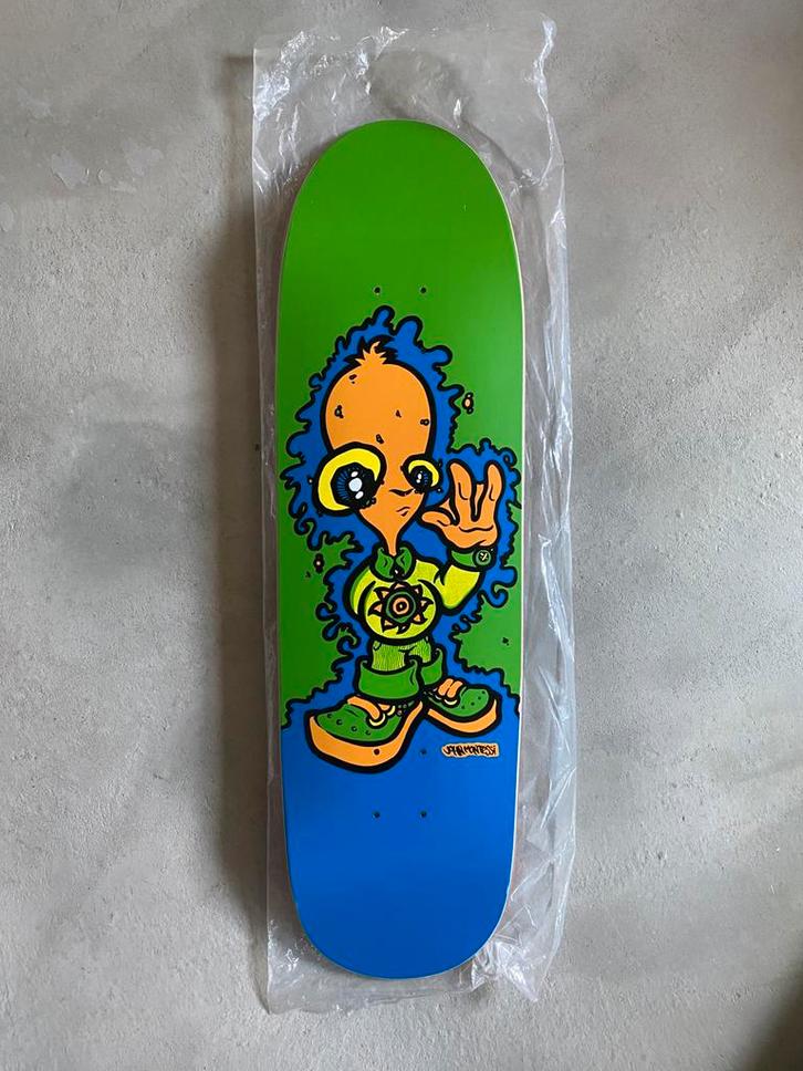 New Deal John Montessi Alien SP skateboard deck, Sport en Fitness, Skateboarden, Nieuw, Skateboard, Ophalen