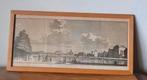 Gesigt van het Molenwater te Middelburg gravure 1751, Antiek en Kunst, Kunst | Etsen en Gravures, Ophalen