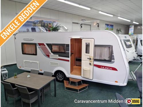 LMC Musica 490 E Aparte Bedden,Mover, Tent, Caravans en Kamperen, Caravans, Bedrijf, tot en met 4, 1250 - 1500 kg, Rondzit, LMC en Münsterland