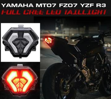 FULL CREE LED achterlicht met E24 IP67 MT07 / FZ07 /YZF R3 beschikbaar voor biedingen