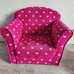 Schattig kinderstoeltje rose met hartjes, Kinderen en Baby's, Kinderkamer | Tafels en Stoelen, Ophalen, Zo goed als nieuw, Stoel(en)