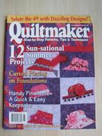 516 - Quiltmaker July/August '04 No. 98, Verzenden, Zo goed als nieuw, Quiltmaker, Borduren en Naaien