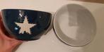 2x Gusto bakje kommetje ster donkerblauw, Huis en Inrichting, Keuken | Servies, Ophalen of Verzenden, Zo goed als nieuw, Overige stijlen