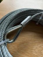 6mm lier/Staalkabel met aan 1 kant een oog geperst 23m lang, Ophalen of Verzenden, Nieuw, Overige typen