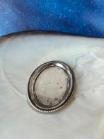 Klein ovaal zilveren schaaltje / miniatuur dienblad, Ophalen of Verzenden, Zilver