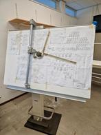 Monumentale tekentafel - industrieel ornament, Doe-het-zelf en Verbouw, Tekentafels, Ophalen, Gebruikt