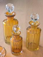 Franse Baccarat kristallen toiletflessen facetgeslepen stop, Ophalen of Verzenden