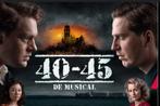 Musical 40/45  met eten en drinken 17 oktober! Sligro, Tickets en Kaartjes, Eén persoon