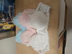 3 nieuwe beugel bh's licht blauw, roze en wit, Ophalen of Verzenden, Nieuw