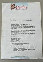 Efteling brief 1990 seizoensmedewerkers, Ophalen of Verzenden, Gebruikt, Overige typen